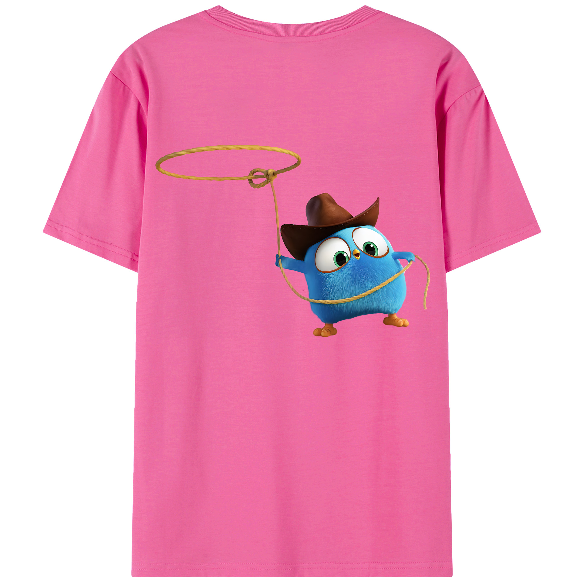 （画像用） Angry Birds アングリーバード レディース半袖Tシャツ(バックプリント)